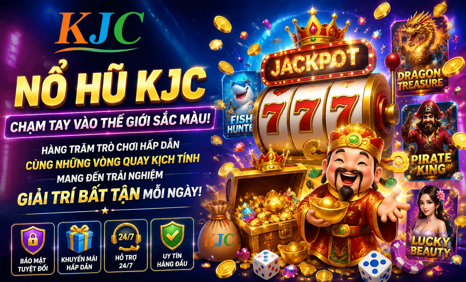 Sảnh KJC nổ hũ 3