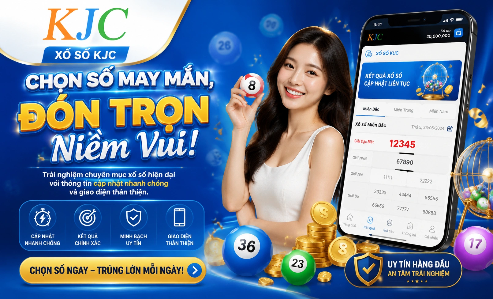 kjc Xổ Số trên thiết bị di động